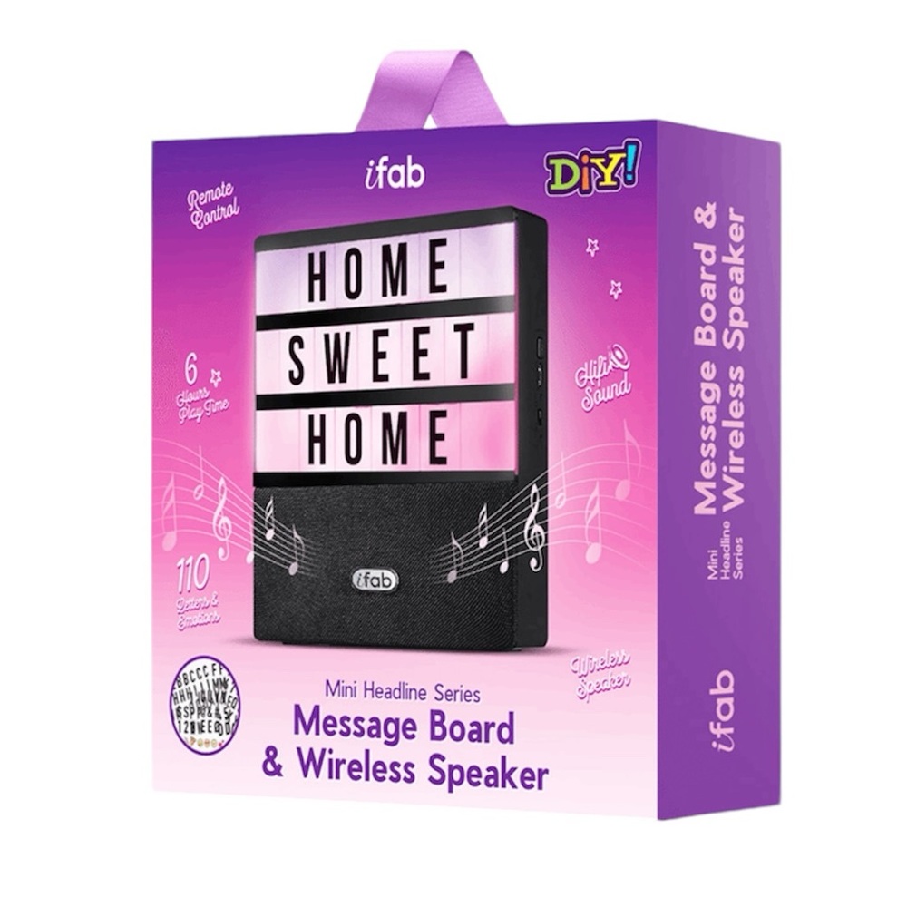 NEW iFab wireless speaker & message board